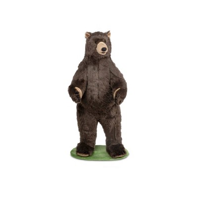 realistic stuffed grizzly bear