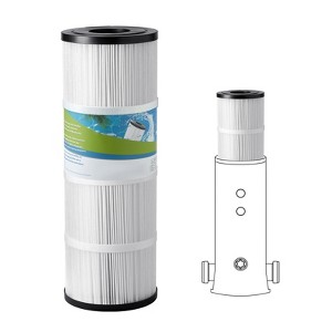 VEVOR Pool Filter Cartridge, 50 Sq. Ft Spa Hot Tub Filter Cartridge Replacement, Compatible with Hayward C500, CX500-RE, Pleatco, White - 1 of 4