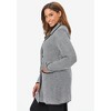 Jessica London Women's Plus Size Double-Breasted Sweater Blazer - 4 of 4