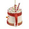 Kurt Adler Noble Gems Glass Ornament for Christmas Tree, Snowman Mug, 4.5" - 2 of 4