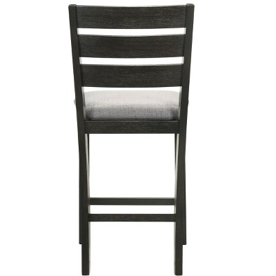 Ridstar Set of 2 Dining Chairs, Armless Chair For Dining Room-Black