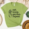 Simply Sage Market Women's Eat Sleep Garden Repeat Short Sleeve Graphic Tee - 3 of 4