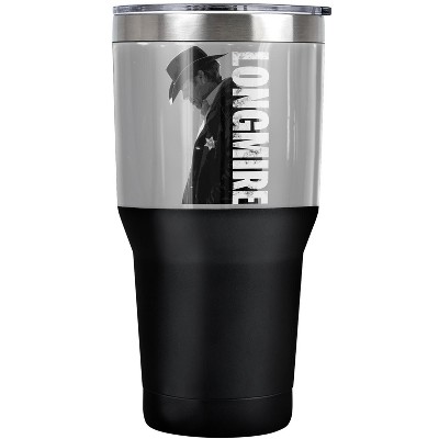 Longmire Profile Steel Tumbler 30oz Coffee Travel Mug
