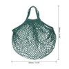 Unique Bargains Cotton Mesh Reusable Washable Grocery Bags 1 Pcs 15x13.8" - 2 of 4