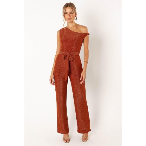 Women's Tube Sequin Mesh Jumpsuit - Wild Fable™ Burgundy XXS