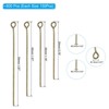 Unique Bargains Metal Head Jewelry Making Findings Open Eye Pins 600 Pcs 0.79"/1.18"/1.57"/1.97" - 2 of 4