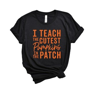 Simply Sage Market Women's I Teach The Cutest Pumpkins In The Patch Short Sleeve Graphic Tee - 1 of 2