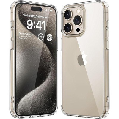 Entronix Case Compatible with iPhone 16 Pro Max - [Hard Back] Thick Clear