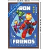 Trends International Marvel Jr Iron Man And His Awesome Friends (2025) - Group Framed Wall Poster Prints - 3 of 4