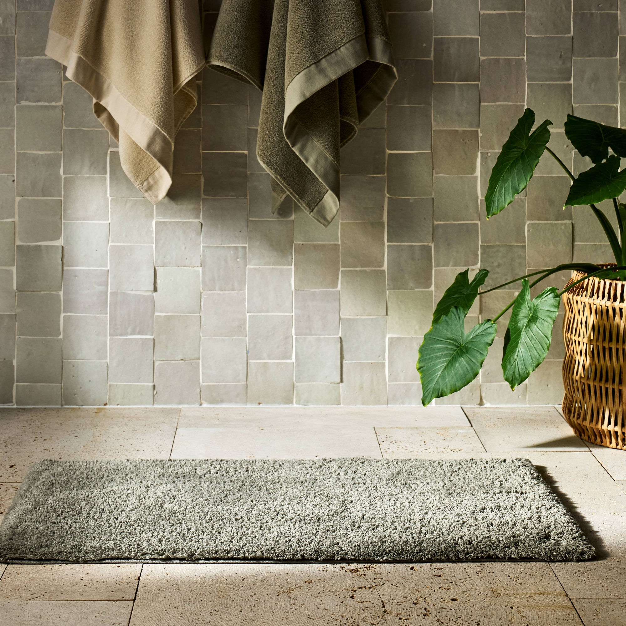 21"x34" Modal Plush Bath Rug Light Green - Casaluna™
