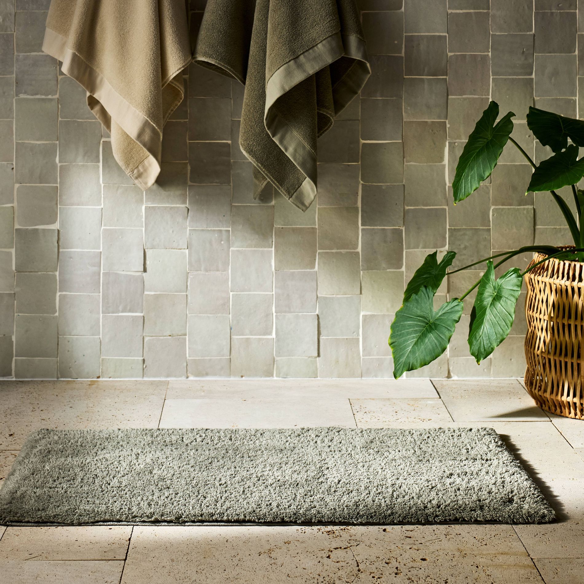 21"x34" Modal Plush Bath Rug Light Green - Casaluna™