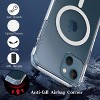 Reiko Magnetic Wireless Charging TPU Bumper Case For iPhone 13 In Clear - image 4 of 4