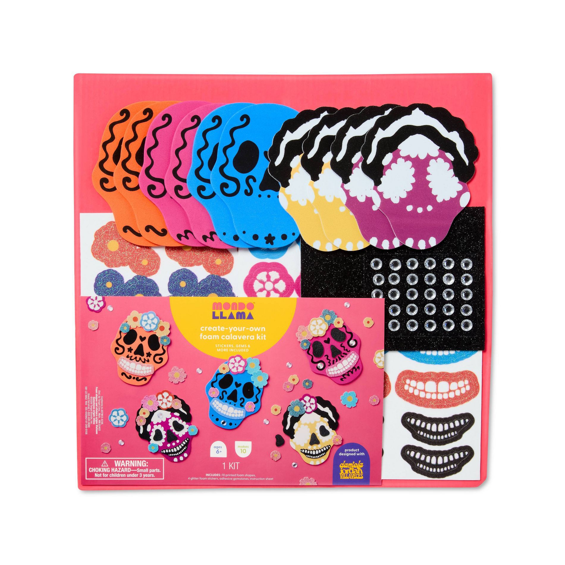 Día de Muertos Craft Calaveras Foam Activity Kit - Mondo Llama™