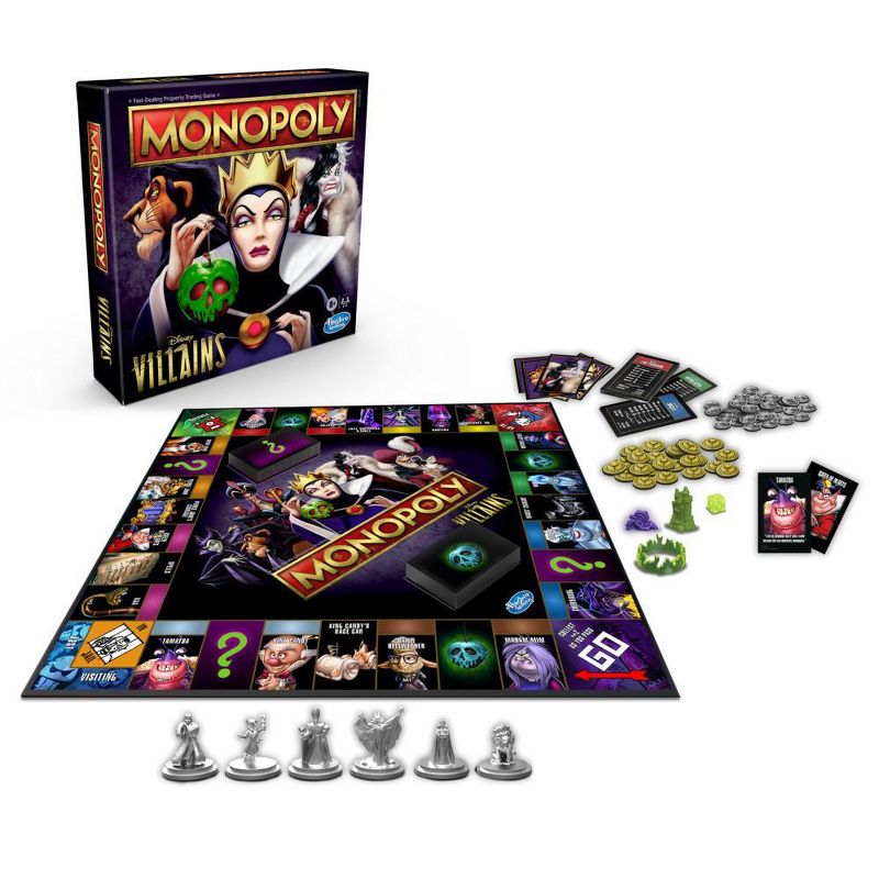 Monopoly: Disney Villains Edition Board Game for Ages 8 and Up, 3 of 5