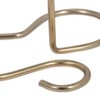 Modern Metal Taper Candle Holder - Minimalist Design - Decorative Candlestick Stand for Home, Office, Bedroom, Living Room - 11" Gold - 4 of 4