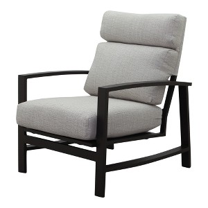 Courtyard Casual Santorini Club Chair with Envelop back Cushion Alum frame in powder coating  Price is for a Pack of 2 - 1 of 4