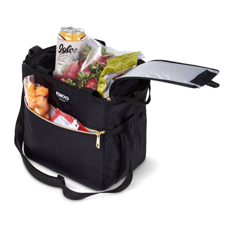 Igloo Sport Luxe Mini City Lunch Sack - Black/Gold, 4 of 15
