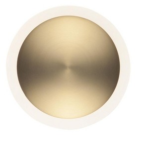 ET2 Lighting Saucer 1 - Light Flush Mount in  Black/Gold - 1 of 1