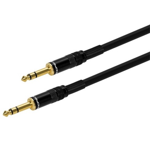 Monoprice Premier Series 1/4 Inch (trs) Male To Male Cable Cord - 6 ...