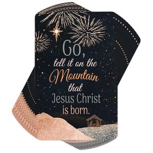 Dicksons Go Tell It On The Mountain 4 Inch Paper Christmas Keepsake Bookmark Pocketcard Pack of 12 - 1 of 2