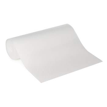 Stockroom Plus Clear Plastic Shelf Liner, Non-Adhesive Drawer Liner Roll for Kitchen Cabinets, Fridge, Pantry, 12 in x 20 Ft