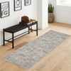 Washable Rugs for Living Room Modern Distressed Bedroom Rug Soft Large Area Rug Non Slip Throw Rugs Low Pile Stain Resistant Carpet for Dining Room - 2 of 4