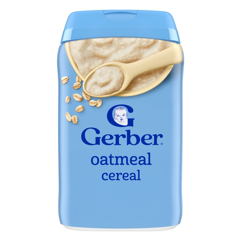 UPC 015000070014 product image for Gerber Non-GMO Baby Food Stage 1 Single Grain Baby Oatmeal Cereal - 8oz​ | upcitemdb.com