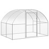 vidaXL Outdoor Chicken Coop, Large 9.8'x39.4'x6.6', Galvanized Steel Construction, Easy to Clean, Spacious Poultry Cage with Wire Mesh for Supervision - 4 of 4
