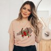 Simply Sage Market Women's Kentucky Horseshoe Roses Short Sleeve Graphic Tee - 2 of 3