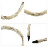 Unique Bargains Women's Rhinestone Pearl Wrap Fabric Faux Pearl Headband - 3 of 4