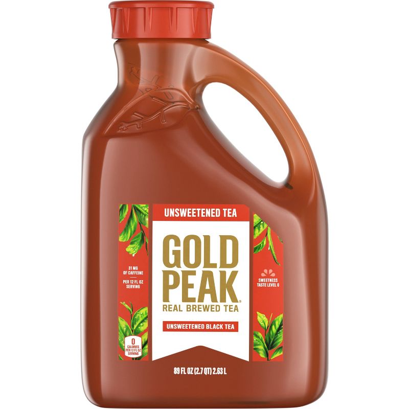Gold Peak Unsweetened Black Iced Tea Drink - 89 fl oz, 1 of 9