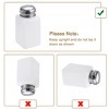 Unique Bargains HDPE Alcohol Cleanser Polish Remover Press Pumping Dispensers White 3 Pcs - 4 of 4