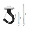 Unique Bargains Zinc Alloy Wall-Mounted Ceiling Hooks for Hanging Plant 2 Set - 2 of 4