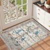 COZONY Washable Floral Vintage Rug with Non-Slip Backing - 2 of 4