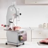 VEVOR Electric Meat Bandsaw, 1500W Stainless Steel Countertop Bone Sawing Machine, Workbeach 19.3" x 15", 0.16-7.9 Inch Cutting Thickness, Silver - 2 of 4