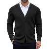 COOFANDY Men's Cardigan Sweaters with Button Lightweight Casual V Neck Long Sleeve Pockets Knitted Sweater - 2 of 4