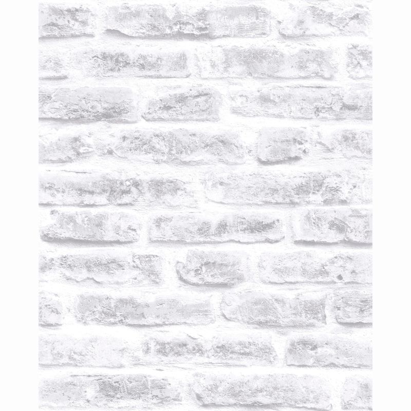 Strata Brick White Wallpaper, 1 of 6