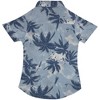 Tommy Bahama Little Boys Blue Palm Print Short Sleeve Woven Shirt - 2 of 3