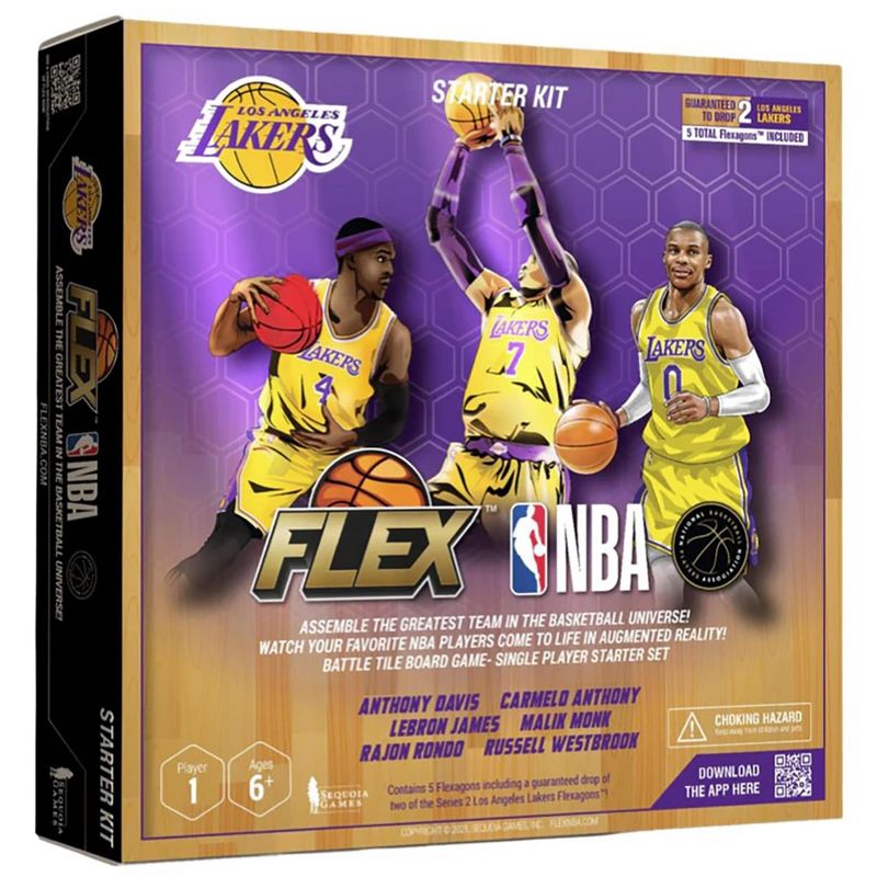 Sequoia Games NBA FLEX Series 2 LA Lakers 1 Player Starter Set, 1 of 2