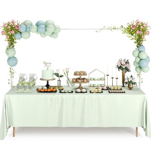 Walensee Metal Table Arch Stand, Adjustable 28"-43.5"H x 19"-95"L, for Weddings, Parties & Holiday Decorations - 1 of 4