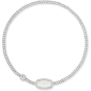 Grayson Crystal Stretch Bracelet, Gold Tone Fashion Jewelry with Sparkling Accents for Women - 1 of 4