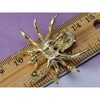 Anna-Kaci Women's Crystal Spider Brooch Pin with Blue Gemstone Accents - 4 of 4
