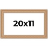 PosterPalooza | Weathered Yellow Picture Frame - UV Acrylic, Backing Board, Hanging Hardware Included - 2 of 4