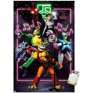 Trends International Five Nights at Freddy's: Security Breach - The Band Unframed Wall Poster Prints - 1 of 4