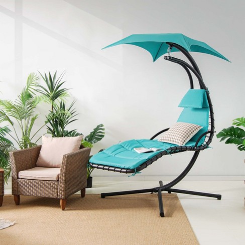 Hanging lounge deals chair outdoor