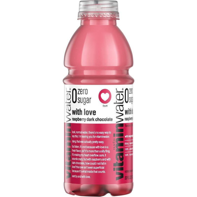Vitaminwater With Love Raspberry Dark Chocolate - 20 fl oz Bottle, 3 of 8
