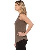 Rekucci Women's Soft Jersey Knit Sleeveless Tank Top – Casual & Versatile Everyday Wear - 2 of 3