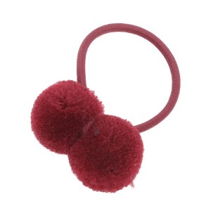 Unique Bargains Children Pompon Hair Elastic Band 1 Pc - 1 of 4