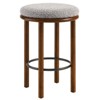 Modway Fable Boucle Fabric Counter Stools - Set of 2 - 2 of 4