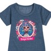 Girls' - LOL Surprise! - Royal Rebel Graphic Short Sleeve Fleece Dress - 2 of 4